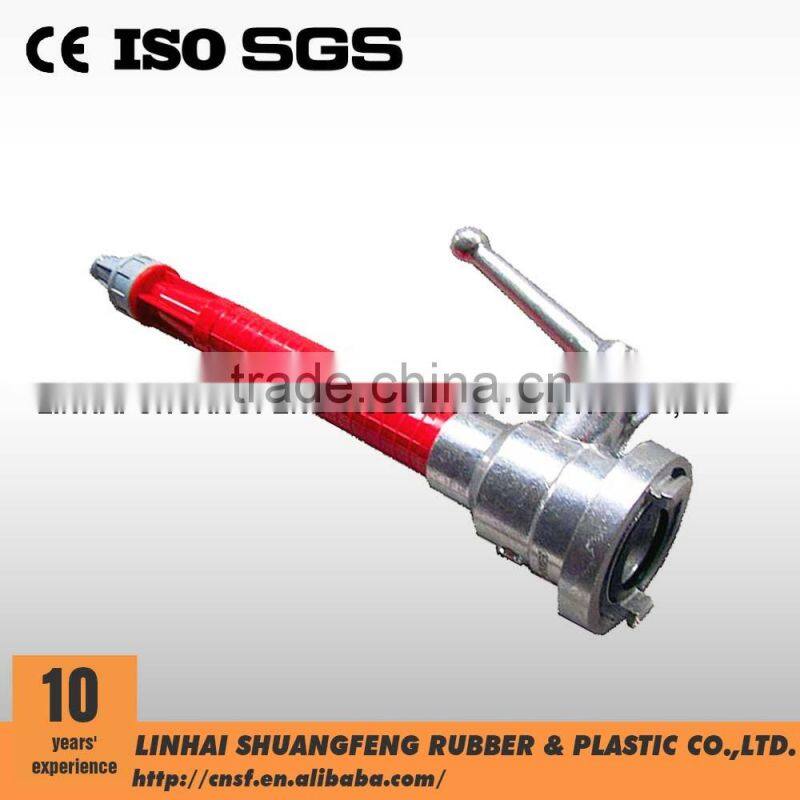 Hot sale fire water nozzle used Germany style fire hose nozzle for piping