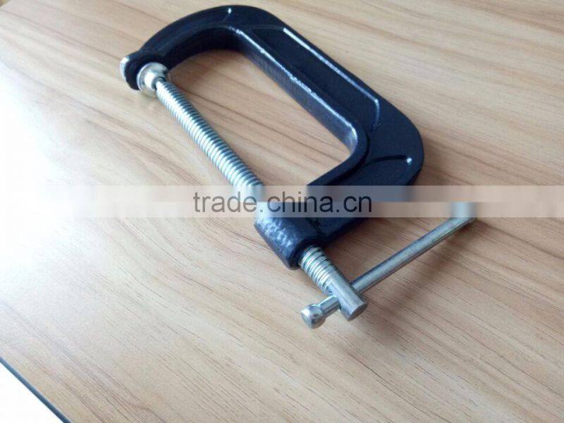 American type malleable cast iron woodworking holding g-clamp