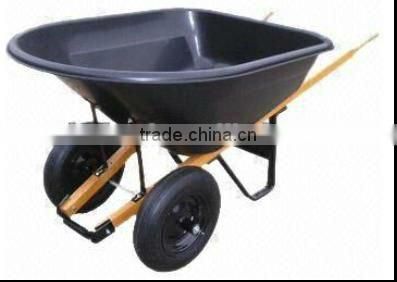 WHEEL BARROW WH8802 DUAL WHEEL PLASTIC PPNILON WHEELBARROWS
