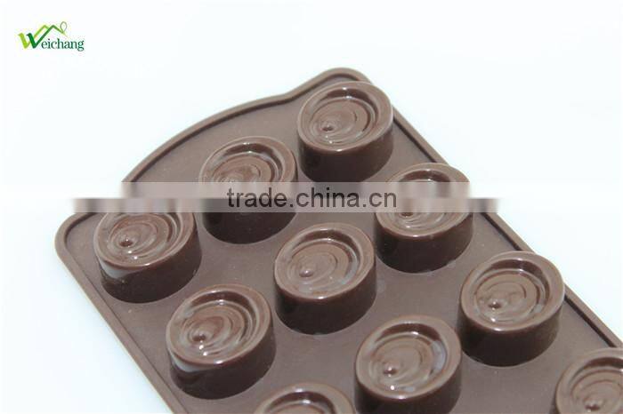 WCJB064 Chocolate Silicone Mold Ice Cube Candy Dessert Jello Mould Flower Gift