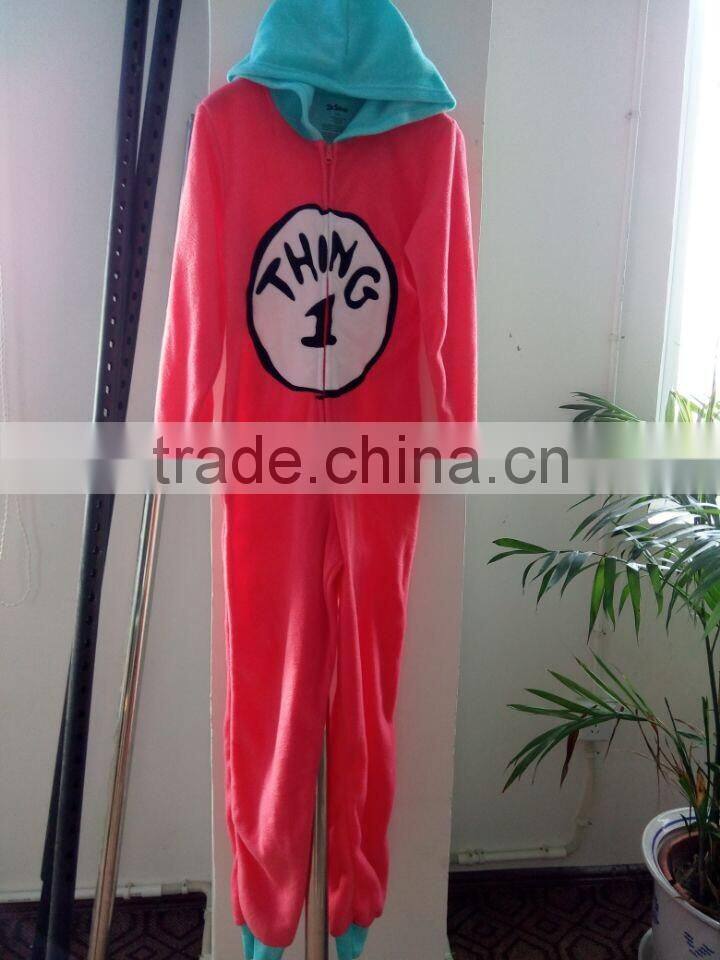 High quality discount price custom soft one piece pajama for women wholesale china