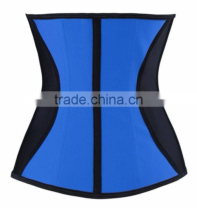 2016 New style 100% Latex woman corset Waist Trainer Manufacturers