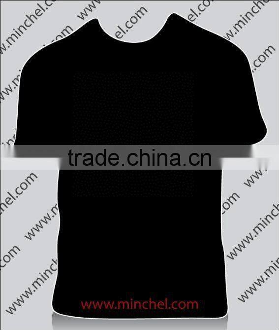 sound activated el t-shirt (CE, SGS)