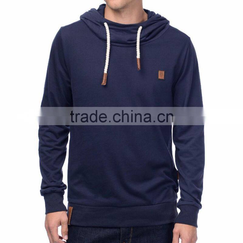 Low MOQ Plain Dyed Dusty Light Army Green Pullover Hoodie Swearshirt for Man