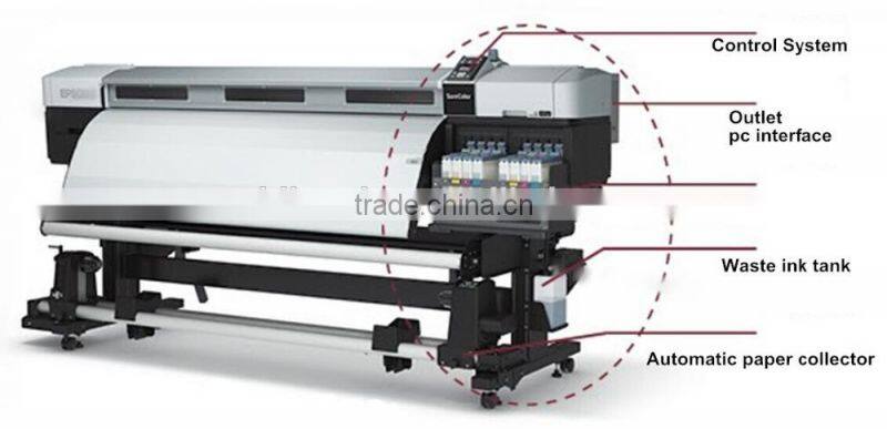 High performance competitive price sure color F9280 t-shirt printing machine digital textile ink jet dye sublimation printer