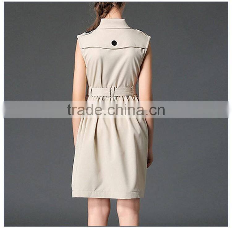 2017 Stylish Cotton Sleeveless School Uniform Design For Girls