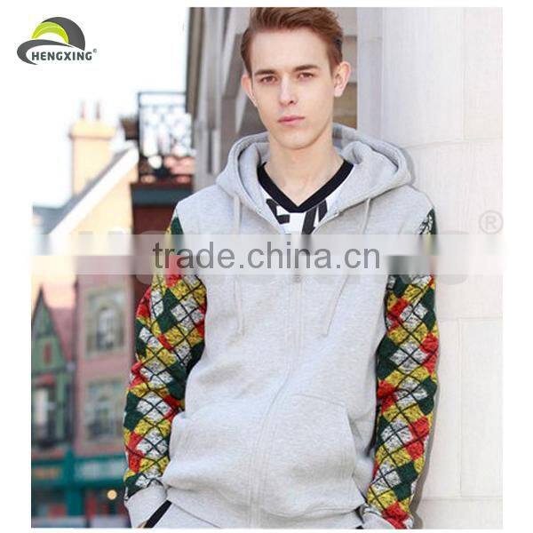 Mens Plain 100% Polyester Sublimation Printed Hoodie
