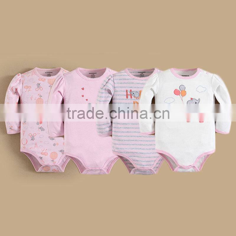 2015 Fall and Spring Newest Fashion Rompers for Baby Boys Embroidery 100% Cotton