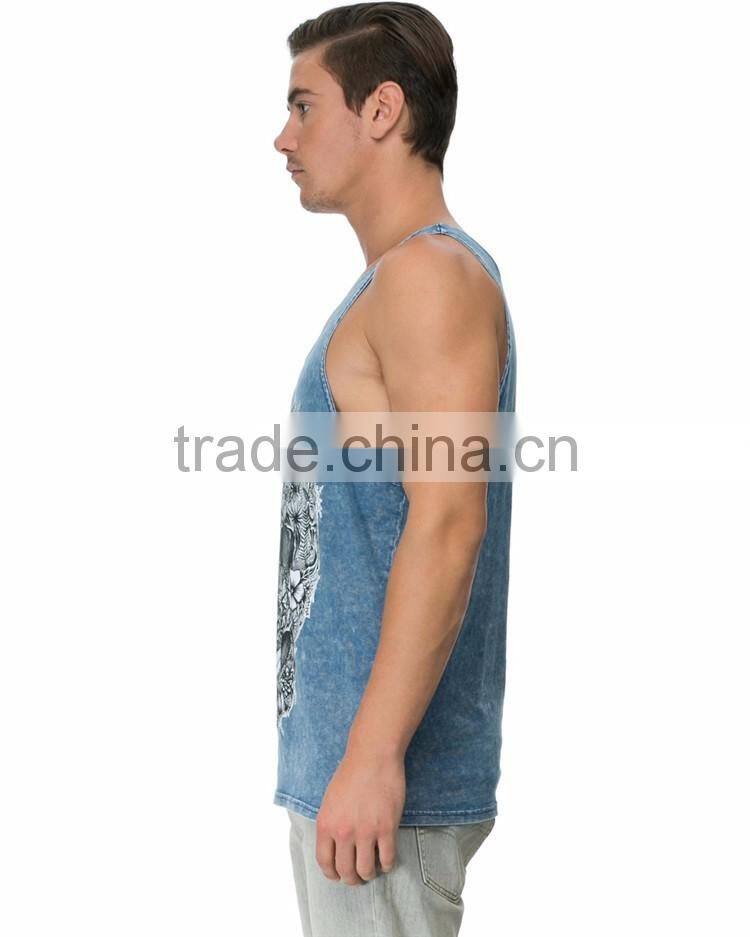 Skull printed tank top pattern