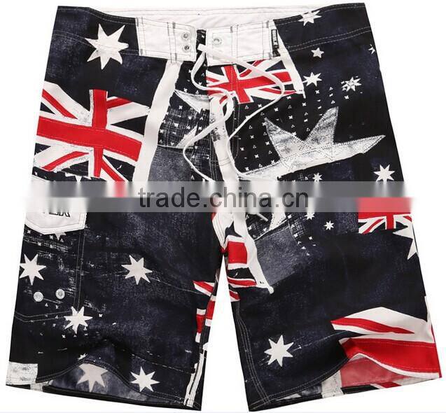 100% polyester poplin men swim trunk swimwear