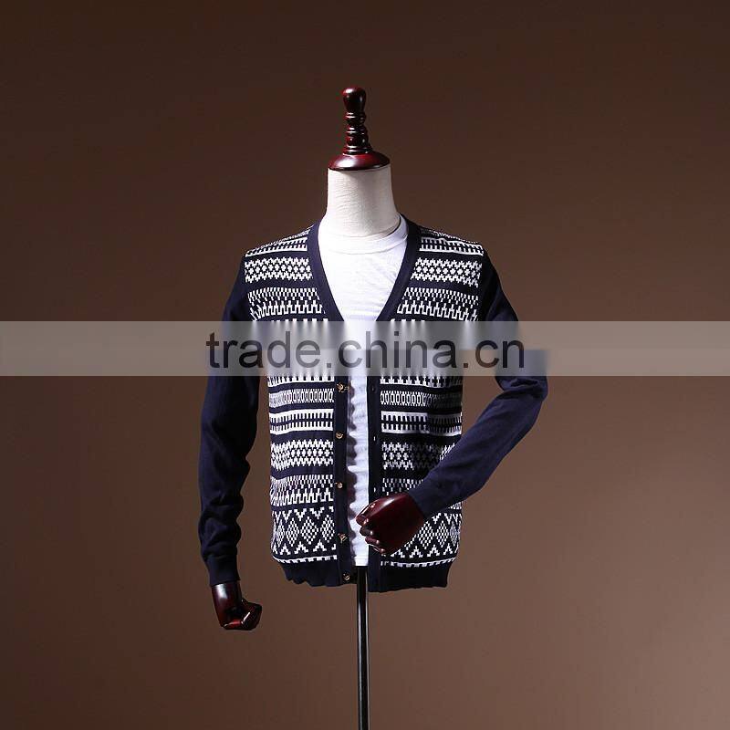 2016 new design sweater casual man sweater fashion cardigan button sweater