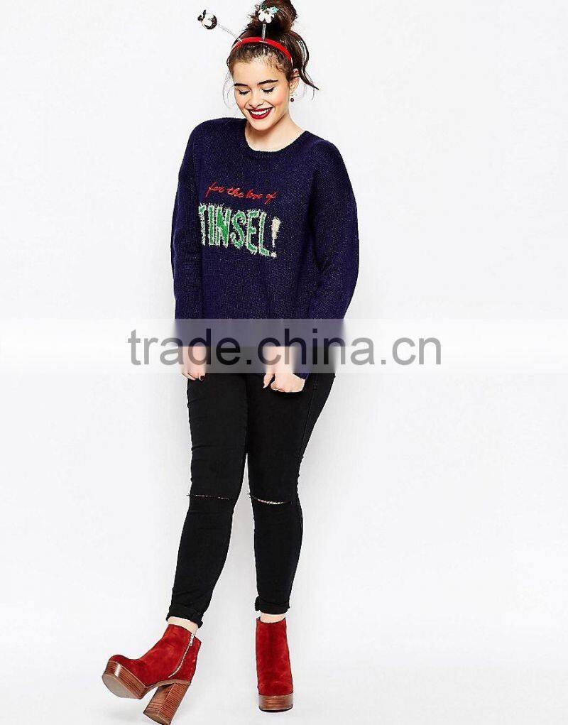 latest Christmas sweater designs for women 2016