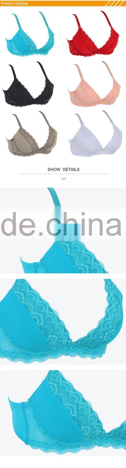 HSZ-58068 Wholesale Hot Sexy Plus Size Women Underwear Bra Design Comfortable Push Up Korean Bra