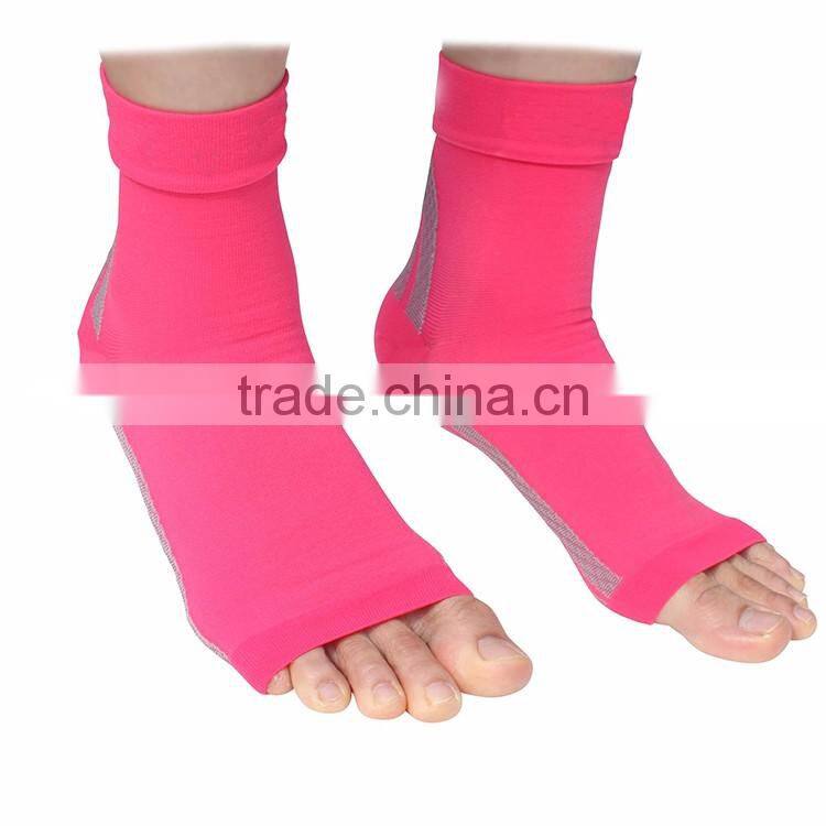 2017 Men Women Running Cycle Basketball Sports Outdoor Foot Anti Fatigue Compression Ankle Foot Sleeve