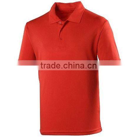 Custom design 100% polyester color plain eyelet sports fabric polo shirt
