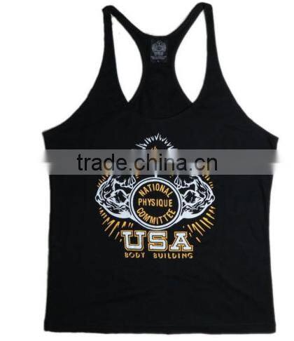 2015 New Summer Superman Sports Gym Singlet Sport Tank Top