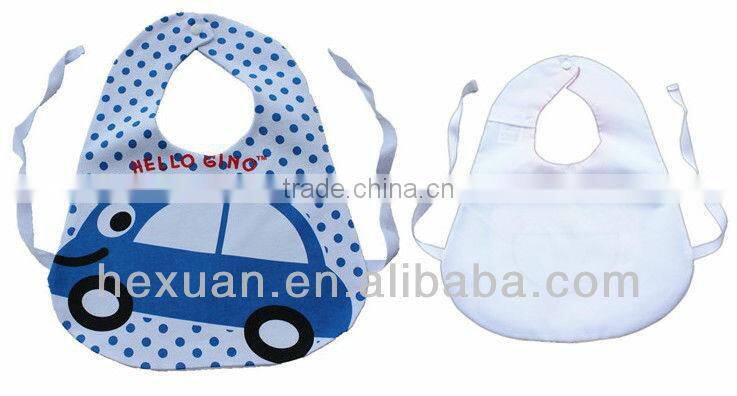 13 designs can choose baby bibs/3 layers baby bibs/superman baby bibs /in stocked or OEM