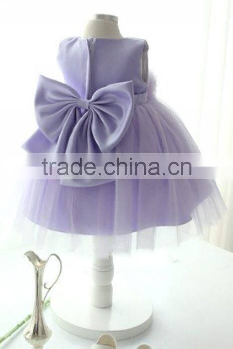 Hot Sale New Autumn Children Wedding Dress Baby Girls Dresses Kids Striped Bow Long-Sleeved Lace Princess Casual Dress For Party