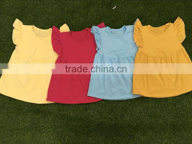 baby girls Spring summer icing short sleeve dress boutique cotton dinosaur dress