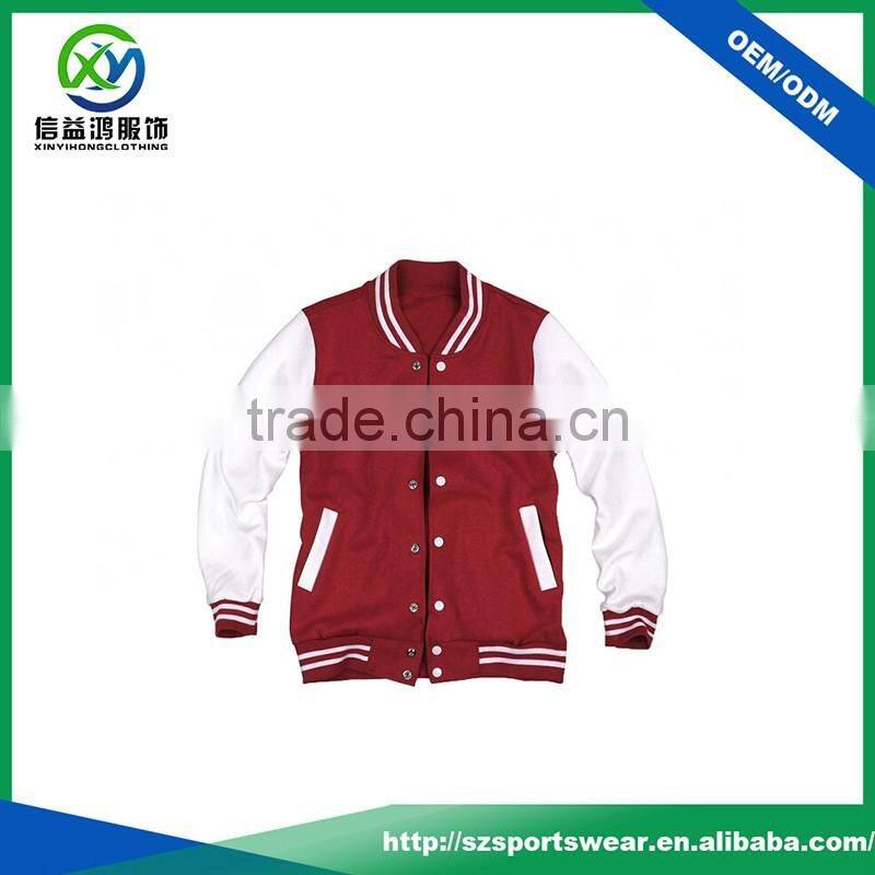 Hot Selling different color Cotton Stretch Button Up bomber jacket unisex