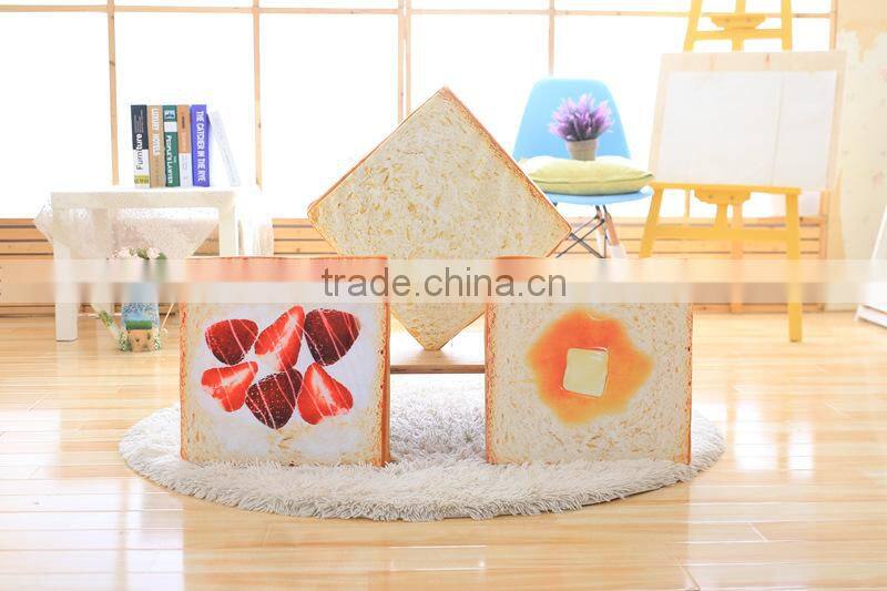 cushion pillow soft cat bed toast butter egg funny sponge cushion