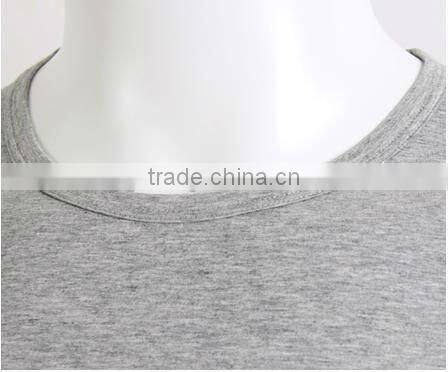 Quality OEM Men's bulk blank bamboo/cotton t shirt r0315