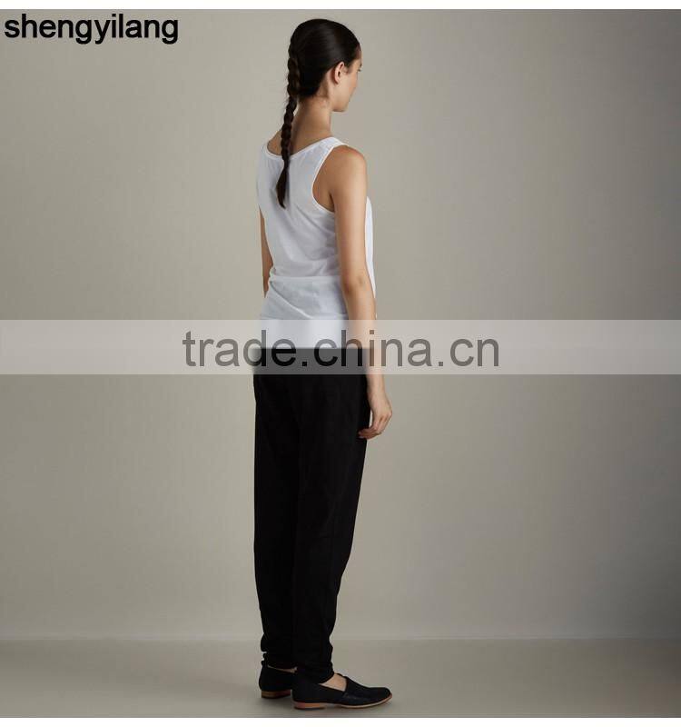 Hot sale cheap blank women gym singlet guangzhou supplier