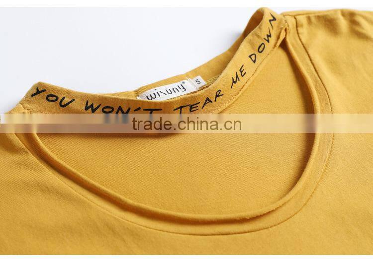 women hot-sales fashion design t shirt of cotton