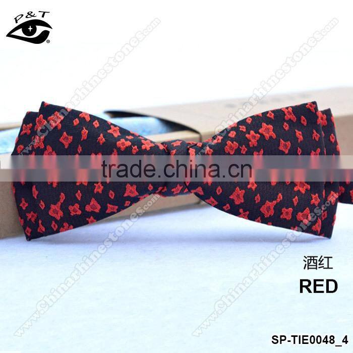 9 Colors New Bow Tie 10x4CM Jacquard Silk Bow Tie for Men