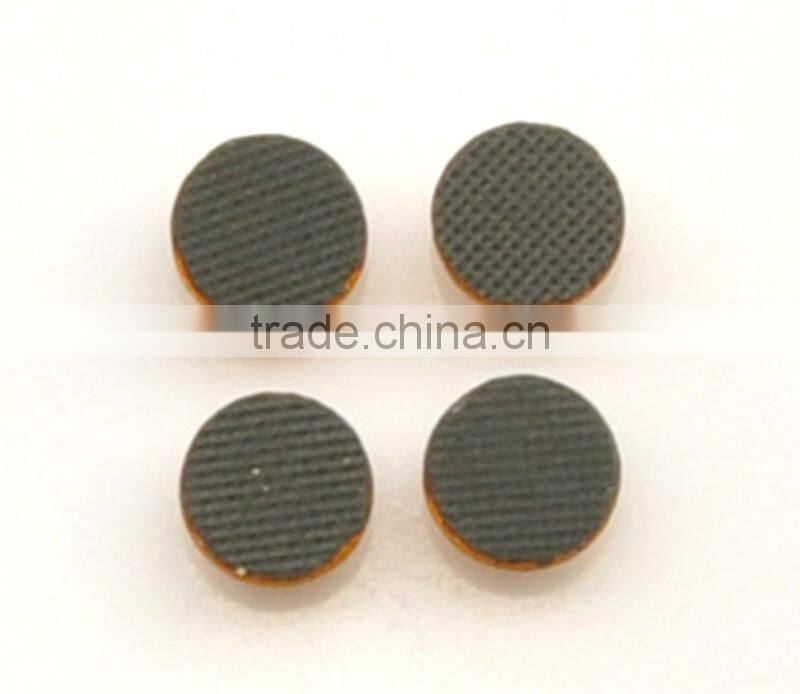 Crystal Shiny round flat back hot fix rhinestones in Topaz for Garment Accessories