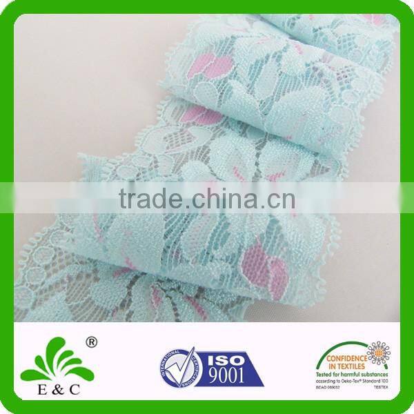 Hot Selling Stretches Lace Fashion Elastic Lace Band For Underwear