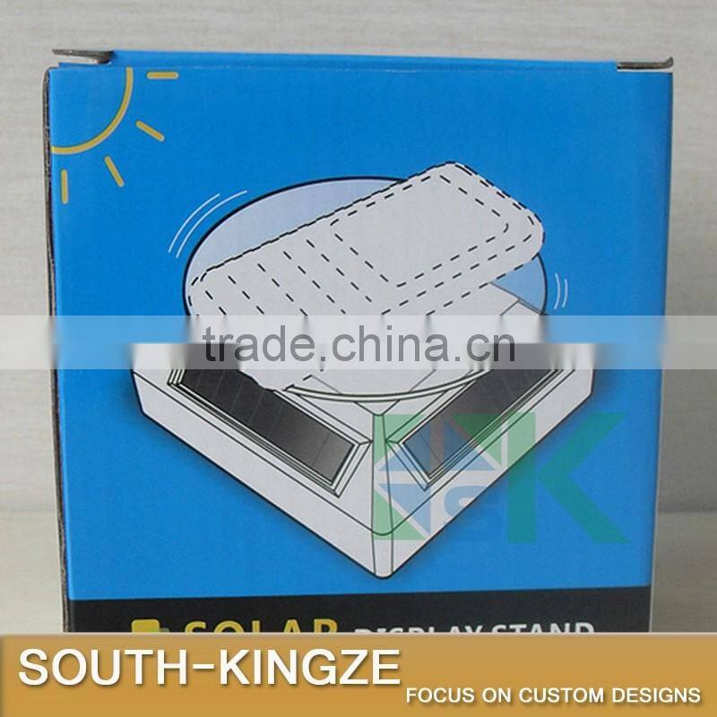 9x9x5cm Square Digital Solar Display Stand