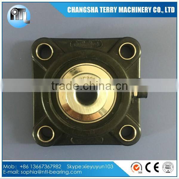 SUCF202 food machinery black plastic housing pillow block bearing