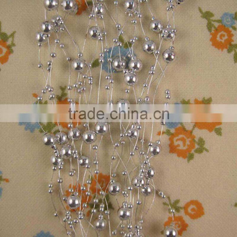 2014 round pearl beads garland wedding centerpiece flower table decoration christmas DIY crafting accessories