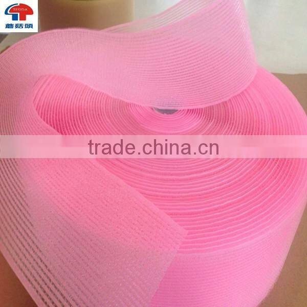 Colorful hook loop fastener tape for Crown posted magic belt