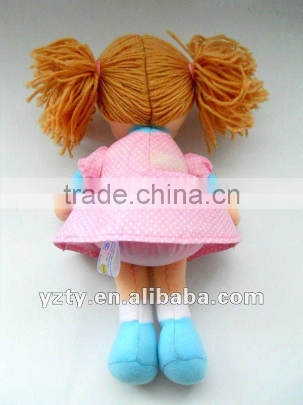 lovely soft plush girl doll musicl baby doll supply