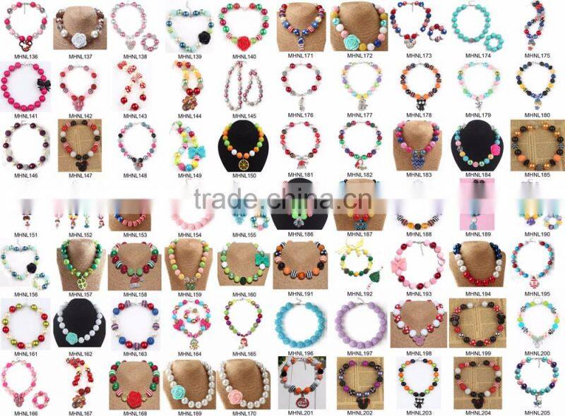Wholesale chunky bubblegum necklace for kids M5060701