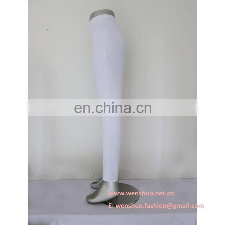 Pure White Professional Custom Europe Size Women Leggings