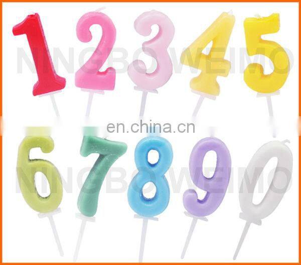 Fancy decorative 1 pink glitter number birthday candle