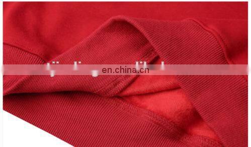 China Supplier Purpose Tour Hoodie Red Casual Hooded Sweatshirt Women