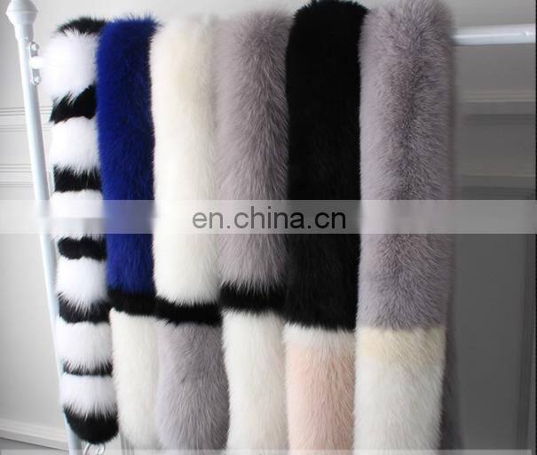 New Fashion Fox Fur Stole Genuine Fox Fur Shawl Fur Cape For Girl