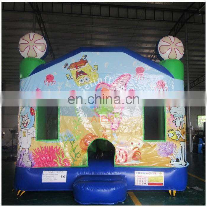 New designed inflatable sponge Bob bouncer