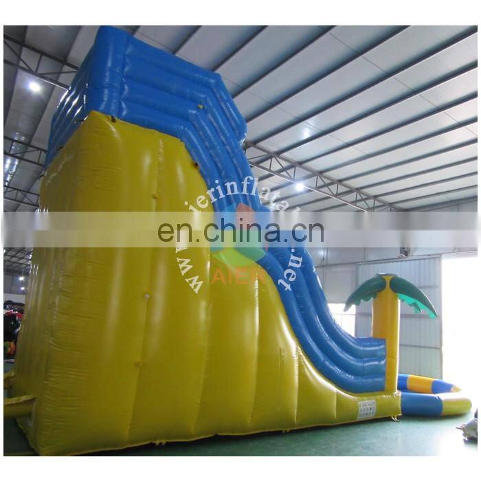 Amazing Inflatable Jungle Water Slide with pool