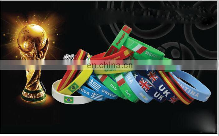 China made 3/4 inch Printing Barcode silicone rubber wristband watch