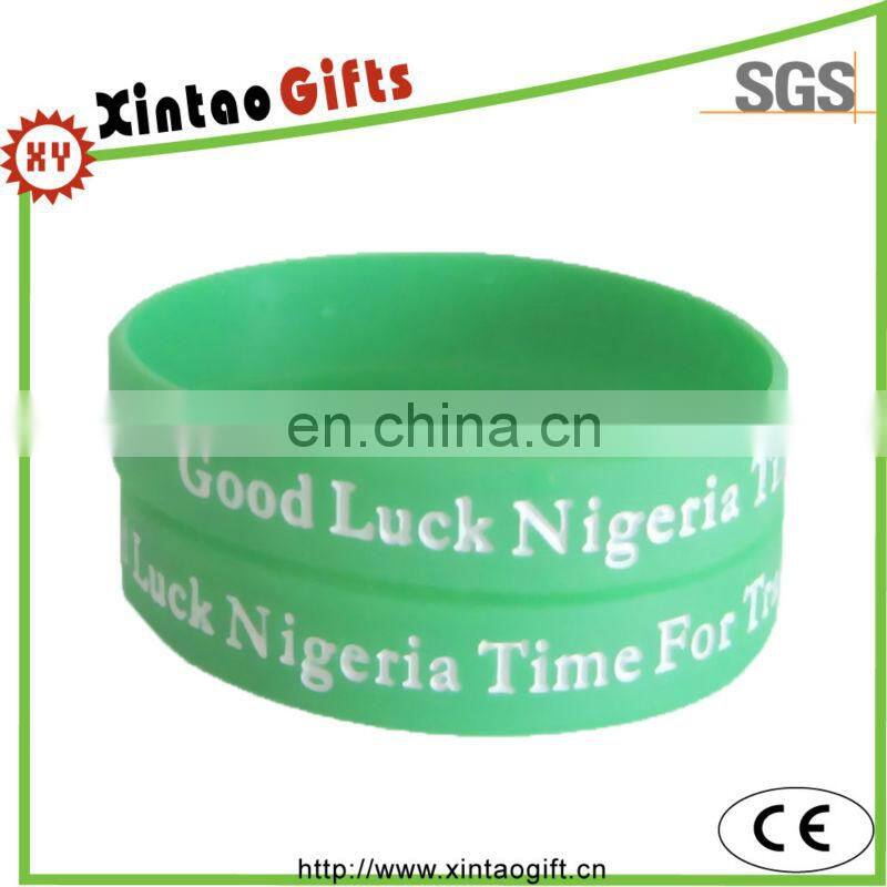 Provide printed wholesale silicone bracelets made in China