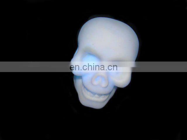 factory direct sale LED glowing colorful skull lights for Halloween
