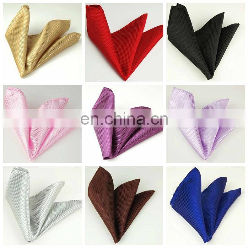 High Quality 100% Silk Custom men's Pocket Square