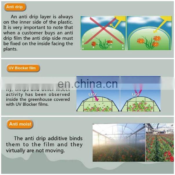 Anti-uv plastic reinforced greenhouse film for agriculture