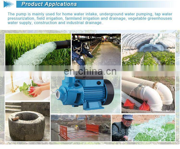 Water Pump Specifications QB80 QB70 QB60 0.5hp Peripheral Water Pump