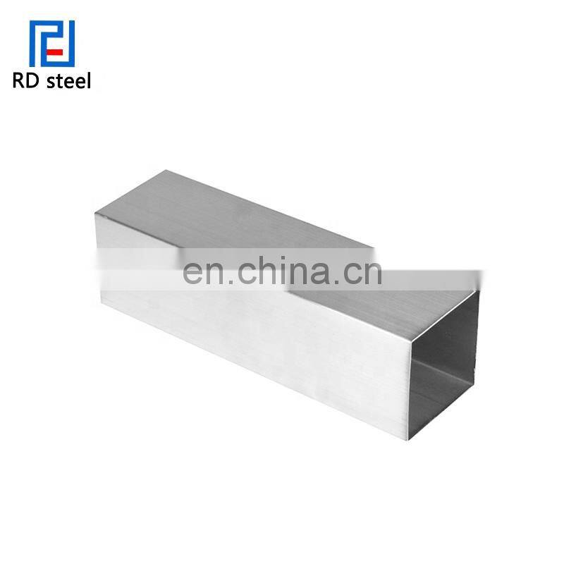 customized 321 stainless steel square tube